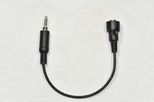 Mini Din Plug Connector Cable for YAESU VX-7R VX-6R VX-177 VX-170 Radio Headset