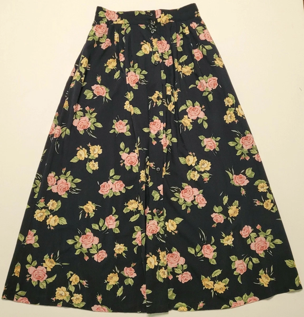 Flowy button cheap up skirt