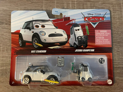 DISNEY PIXAR CARS MIKE FUSE/ZEN MASTER & NATE STANCHION/JESSICA 2