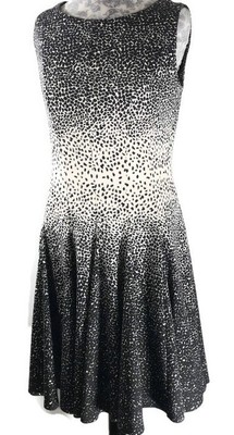 eliza j black and white dress