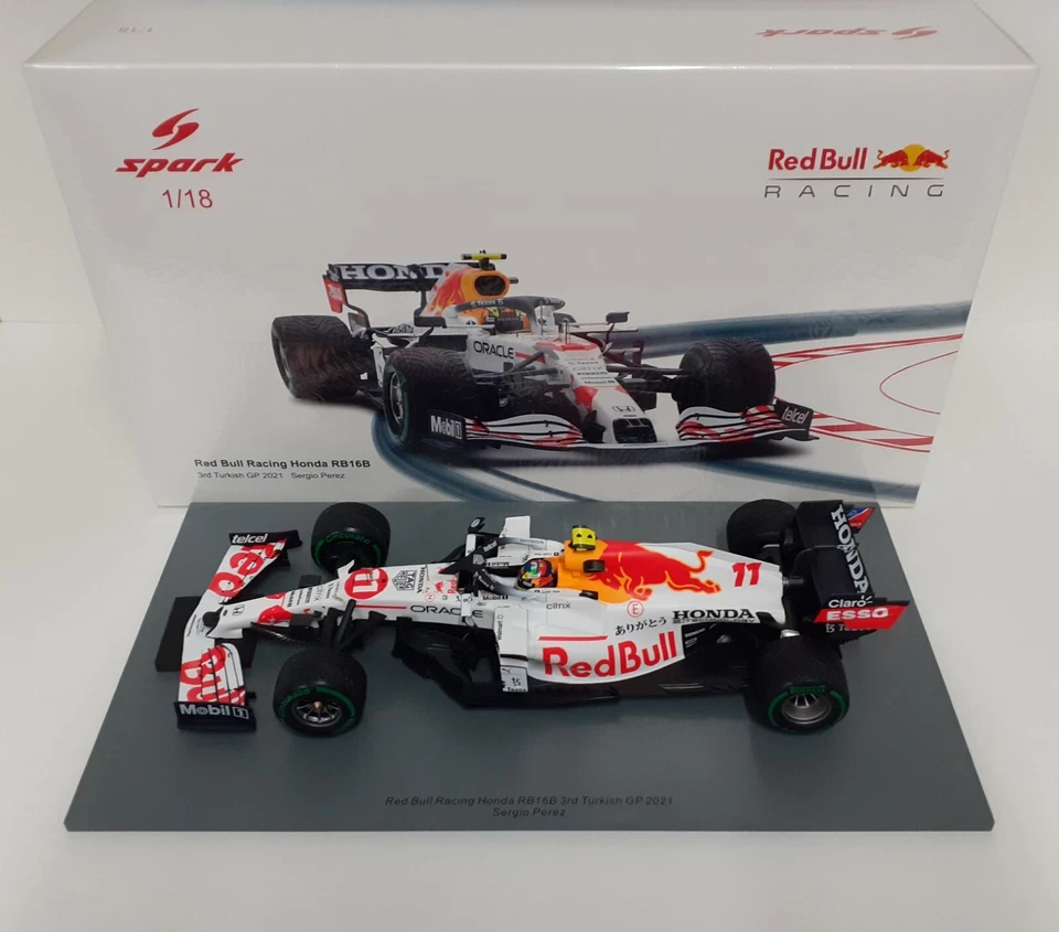 SPARK 1:18 Modellauto Die Cast Auto F1 Red Bull Honda RB16B Perez GP Türkei 2021 - Bild 2 von 4