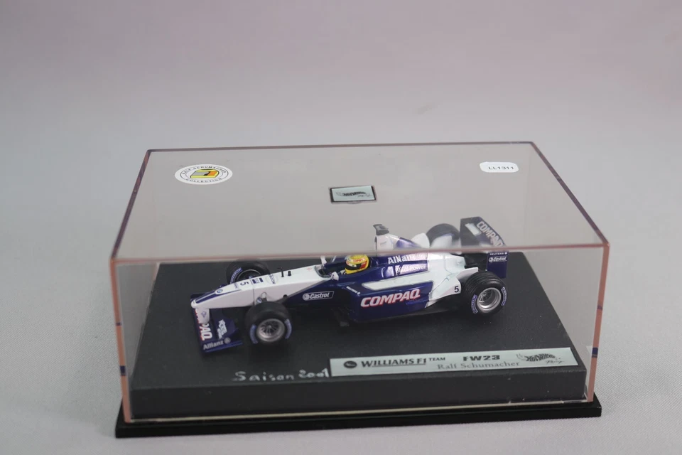 LL1311 HOT WHEELS RACING 50211 1/43 5 Williams F1 FW23 Ralf Schumacher 2001 - Photo 2/4