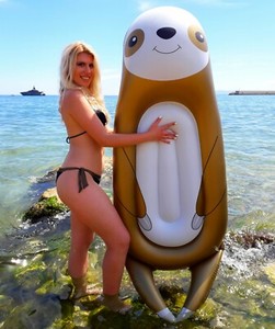 inflatable sloth float