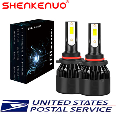 SKN C9 9005 LED Headlight Bulbs Conversion Kit High Beam White Super Bright