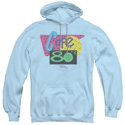 BACK TO THE FUTURE CAFE 80S Licensed Adult Hooded Sweatshirt Hoodie SM-3XL