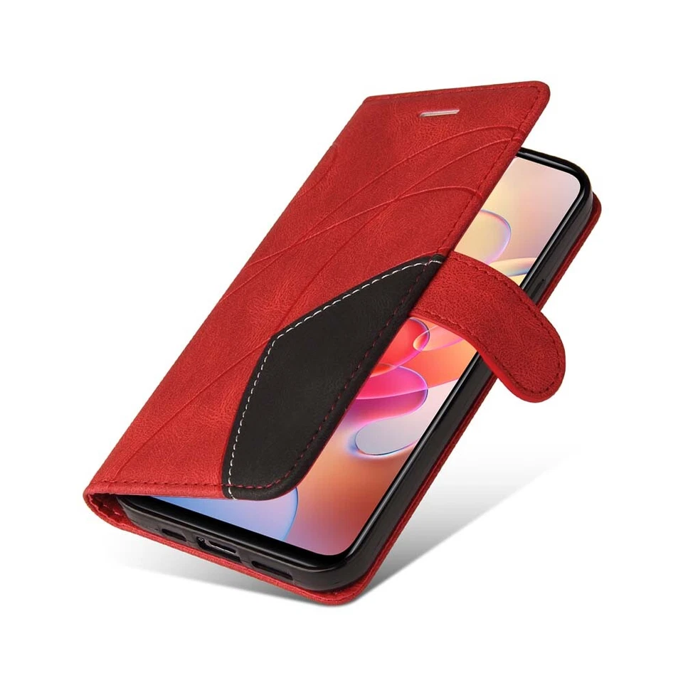 For Xiaomi Redmi Note 9 8 10 Pro 9s 8T Magnetic Flip Wallet Leather Case Cover - Image 4 of 4