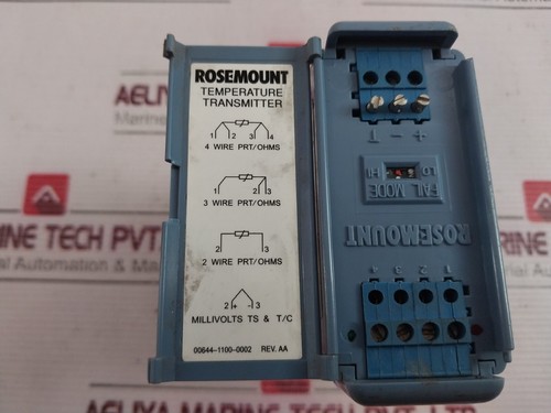 Rosemount 644RAI1C4Q4 Temperaturtransmitter 00644-6412-1005 - Bild 9 von 11