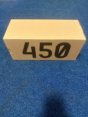 Original Adidas YEEZY 450 GY4110 Resin UK 9 Leerkarton + Taschentuch + Etikett in Adidas Box