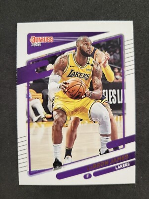 2021-22 Panini Donruss Basketball, LeBron James, Los Angeles Lakers, # 12