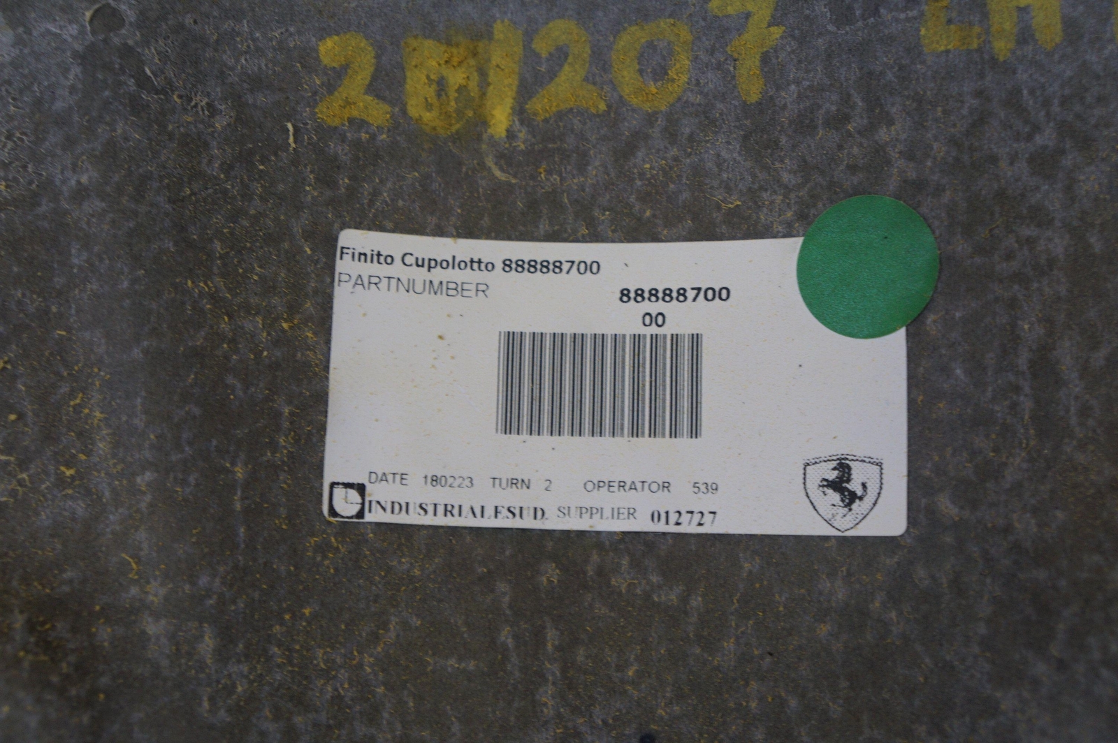 Dashboard Speedometer Dome Cover OEM 88784300 88784312 Ferrari 488 Challenge