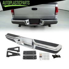 Rear Step Bumper Assembly Chrome Steel Ch1103103 For Dodge Dakota 1997-2003 04