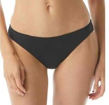 Michael Kors Women's Classic Solid Hipster Swim Bottoms,  Black, M