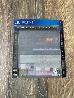 Watch Dogs Legion Ultimate Steelbook Edition PlayStation 4 PS4 Slip Cover Only