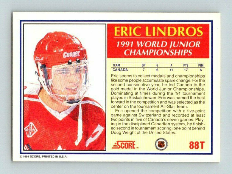 激レア　90s NHL Eric Lindros シングルステッチ 激レア 90s NHL Eric Lindros シングルステッチ - メルカリ