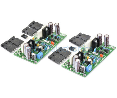 2PCS Audio Amplifier A1943 C5200 Stereo Dual Channels 350W Amplifier Amp Board