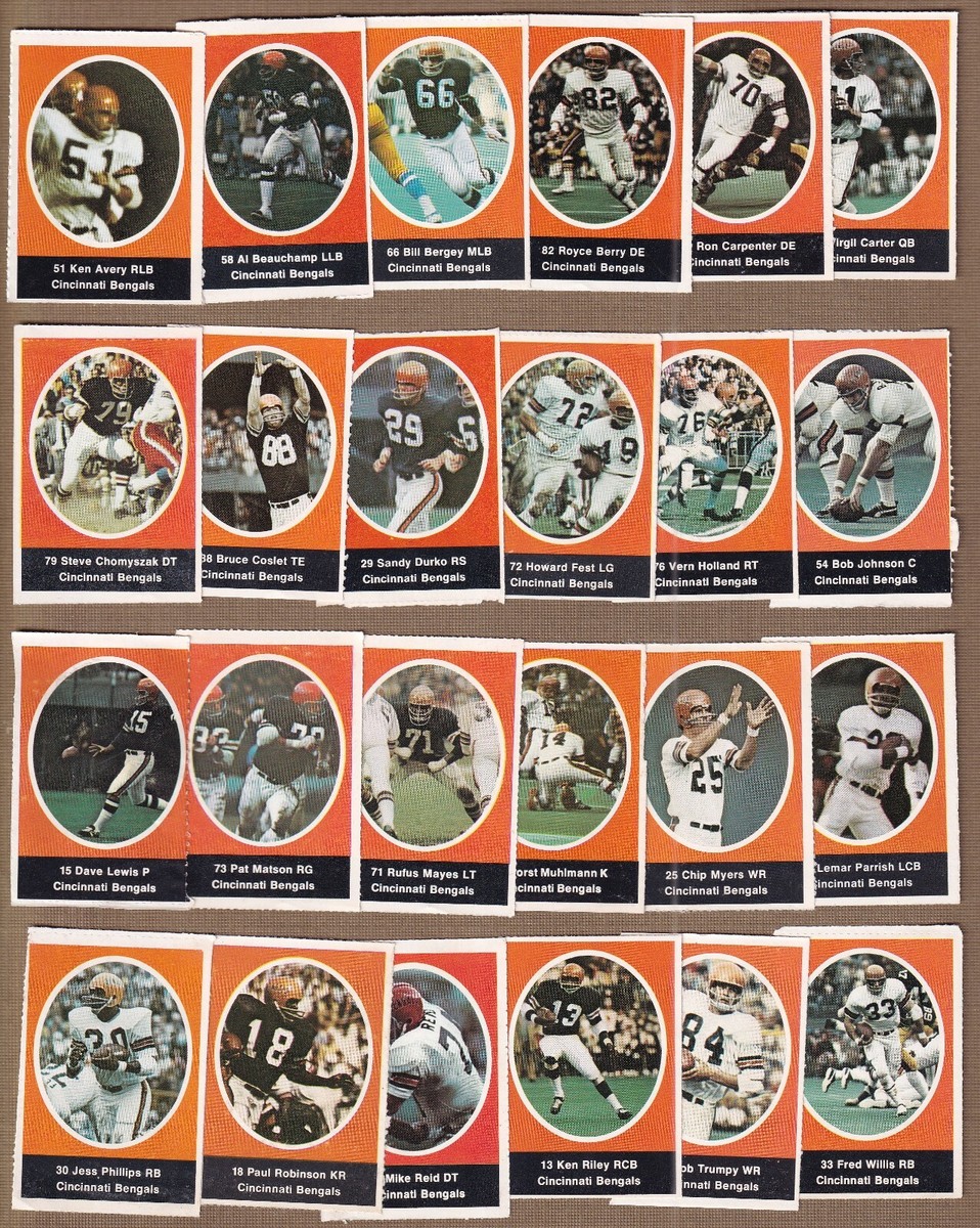 1972 Sunoco Football Stamps Team Sets | eBay
