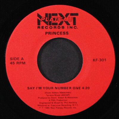 PRINCESS: say i'm your number one / remix NEXT PLATEAU 7