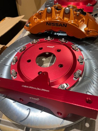 R35 GTR brake kit to suit Skyline R32 R33 R34 - Cross Drilled Discs - Picture 13 of 22