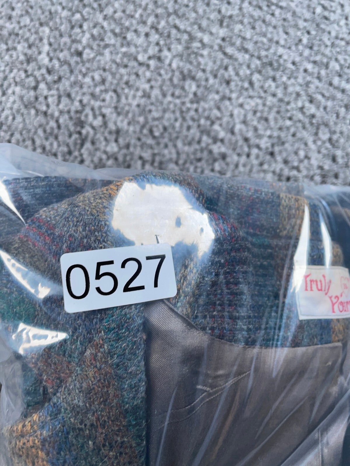 VTG Patchwork Plaid Pattern Wool Blazer Jacket Wo… - image 17