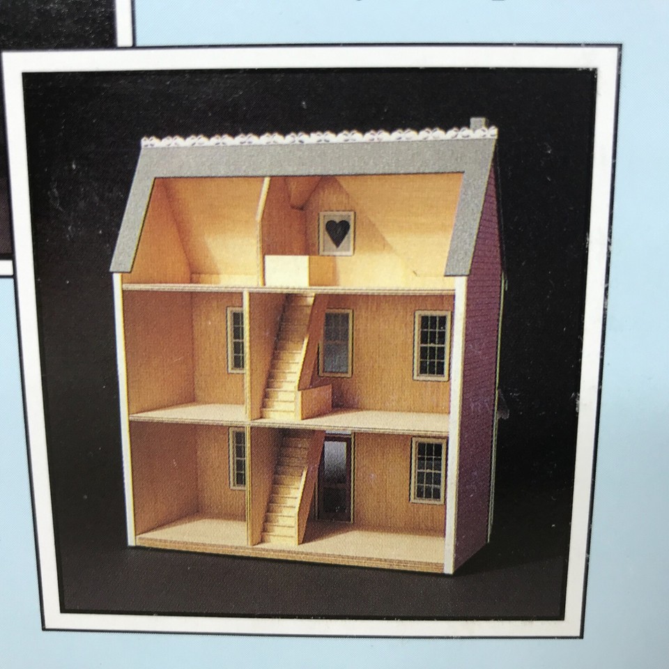 Vintage 80's Charming Place 560 Victorian DIY Dollhouse Kit NOS 1989