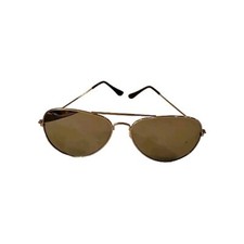 Fun Party Cool Aviator Silver Dark Mirror Glasses Costume Halloween Biden Star