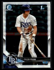 2018 Bowman Draft #BDC-156 Tyler Frank Chrome Card Tampa Bay Rays