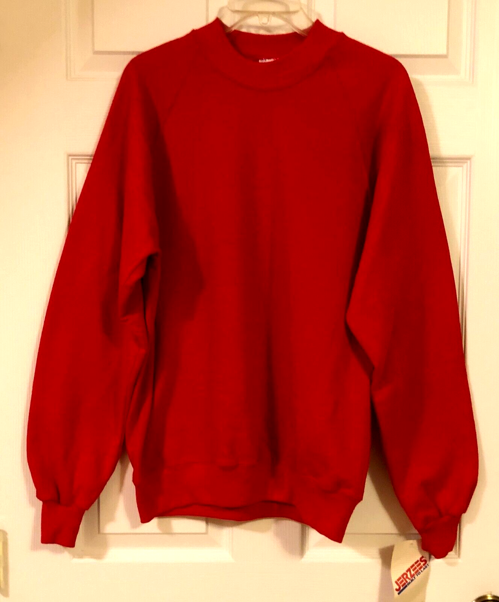 NEW Vintage 80s Plain Blank Jerzees Russell Athletic Sweatshirt 50