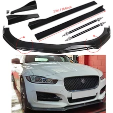 For Jaguar XE XJ XF Front Bumper Lip Spoiler Splitter Body Kit/Side Skirt /Rear