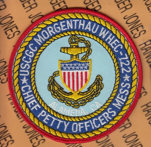 USCGC US COAST GUARD CUTTER Morgenthau Whec 722 CPO Mess 4 Patch EBay