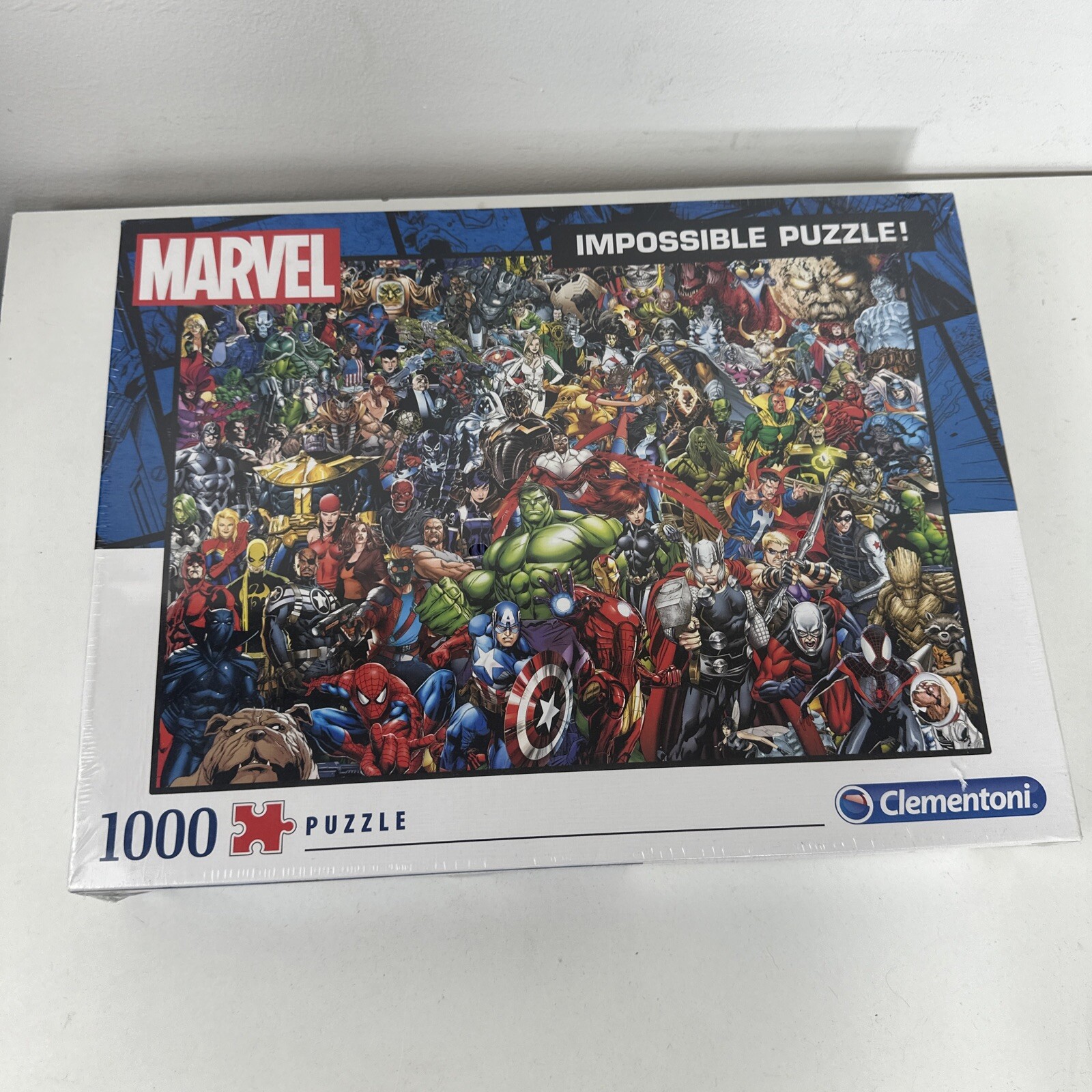 Clementoni Marvel, Impossible Puzzle 1000 Pieces (39411)