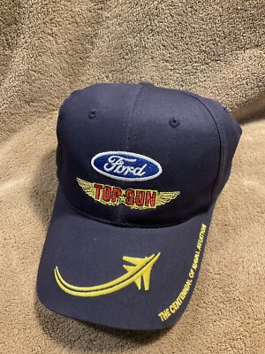 Top Gun Ford Hat Adjustable Baseball Cap Aircraft Aviation NEW