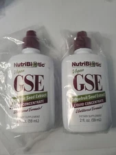 NutriBiotic Vegan GSE Grapefruit Seed Extract Liquid Concentrate 2oz(2pack)E1/26