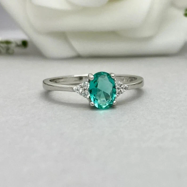 Anello Regolabile In Tormalina Naturale - Perline Di Pietre Preziose Colorate, Fatto A Mano