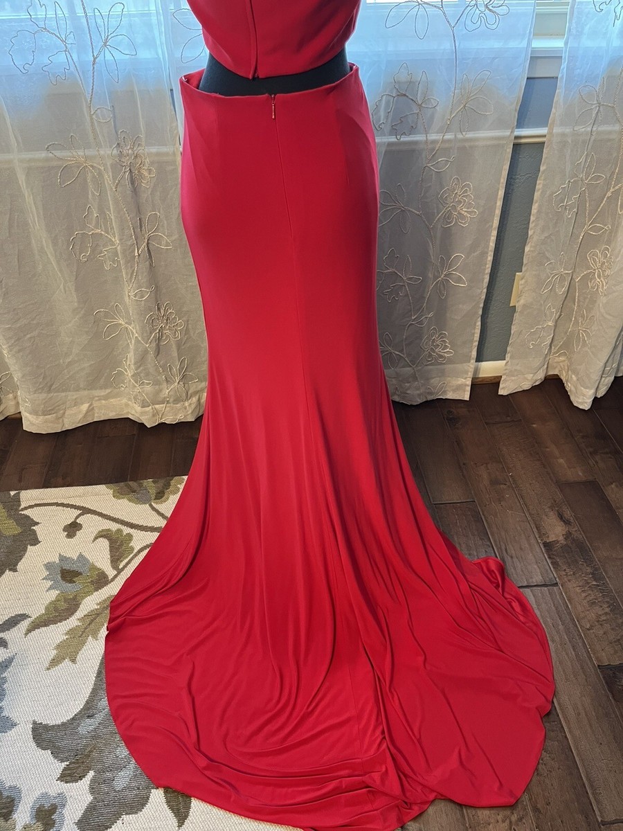 bordeaux knit dress Bordeaux Knit Maxi Dress main image 1