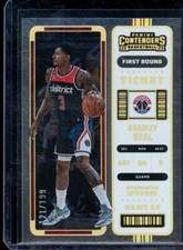 2022-23 Panini Contenders First Round Ticket #121/199 Bradley Beal #64 Wizards