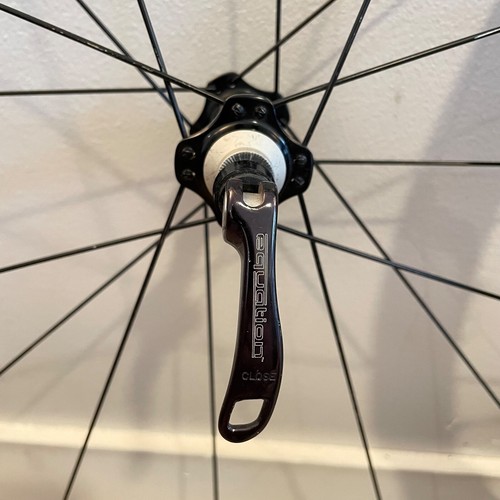 EQUATION 700c Road Clincher Wheel Set 8-10 Speed Campagnolo 622 X14 qr 100/130 - Picture 6 of 13
