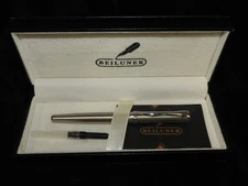 Beiluner Brushed Steel Fountain Pen with Iridium Point - Germany - Never Used