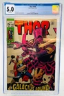 Mighty Thor #168 Origin Galactus Marvel Comic Book 1969 Jack Kirby CGC Graded 5