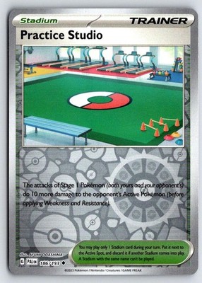 Practice Studio 186/193 Uncommon Paldea Evolved Pokemon Reverse Holo Near Mint