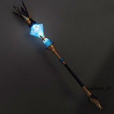 Honkai: Star Rail Keludla Glowing Crystal Staff Cos Prop Halloween Party Costume