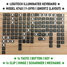 Logitech Tastiera Tastiera K740 Tasto Pulsante Key + Clip Cerniera Cerniera Meccanica