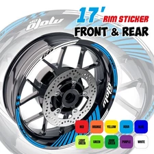For Triumph STREET CUP 17-19 18 17 inch Wheel Rim Stickers Line GP02