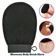 Exfoliating Moroccan Body Scrub Glove Mitt gifts Bath Shower Hammam Spa Massage
