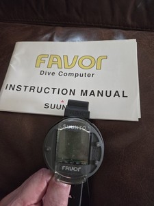Suunto Favor Scuba Wrist Computer EUC! Works Perfectly (needs a new battery)