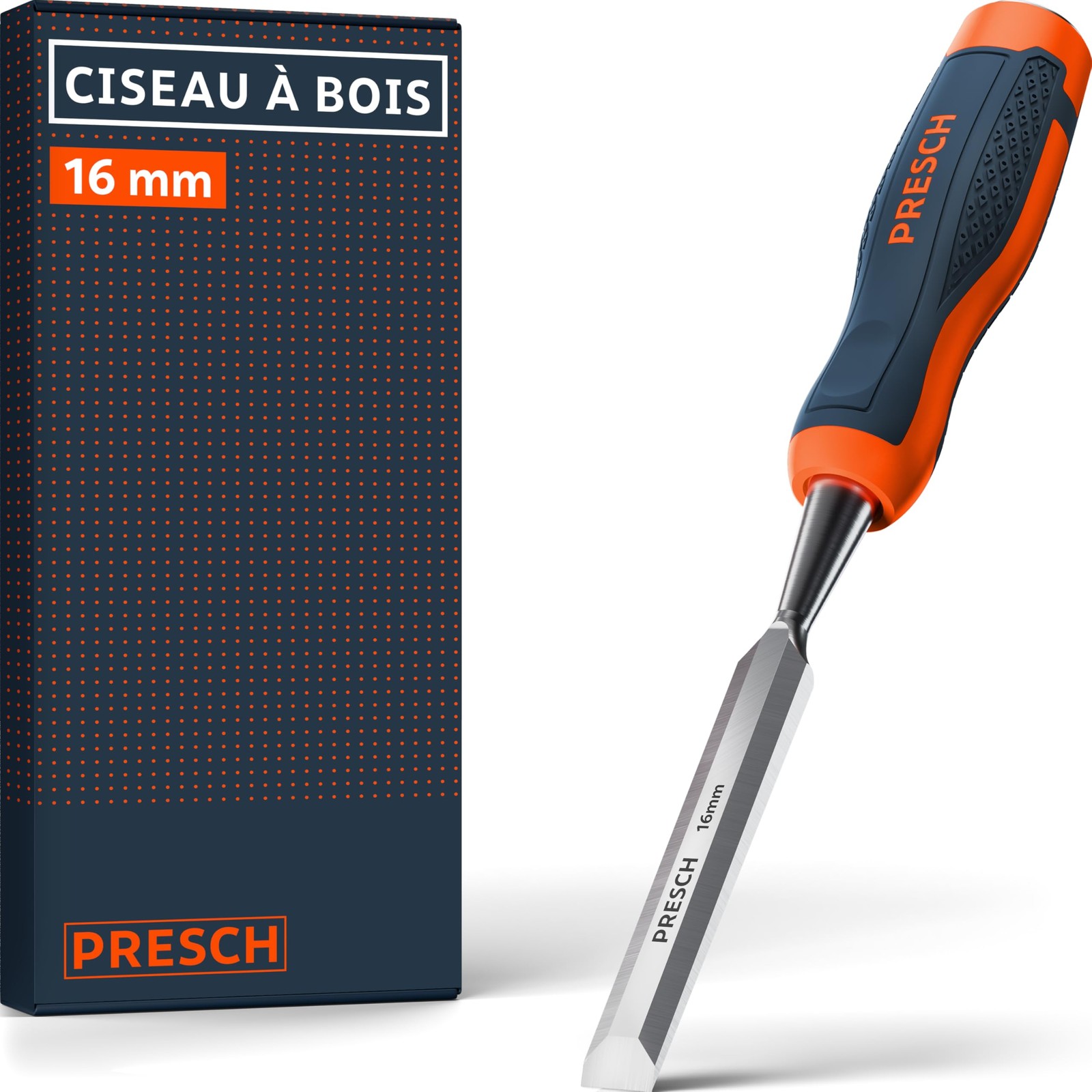 Ciseau à bois 16mm au tranchant rasoir pour découpe nette