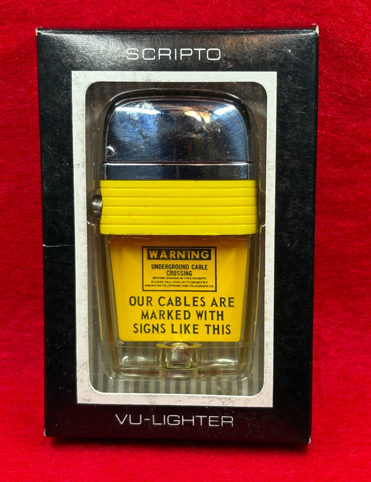 &mdash; At&t &ldquo;underground Cables&rdquo; Safety Promo &mdash;new Old Stock