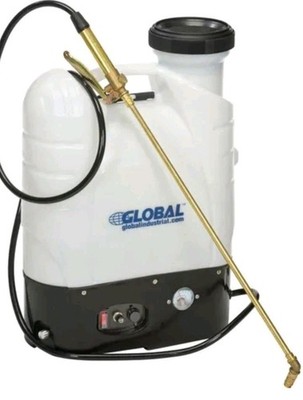 534554 Global Industrial Commercial Duty Battery Operated No Pump Backpack Spray