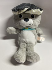 Bright Starts Gray Puppy Dog Peek a Boo No Giggles Sound Plush Interactive Toy