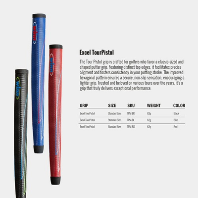 #ad #ad Excel TourPistol Standard Size Black Blue Red $13.99