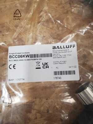 Balluff BCC06KW - Cable Single Ended - M23 x 1 Female Angled -  12 pin - NEW